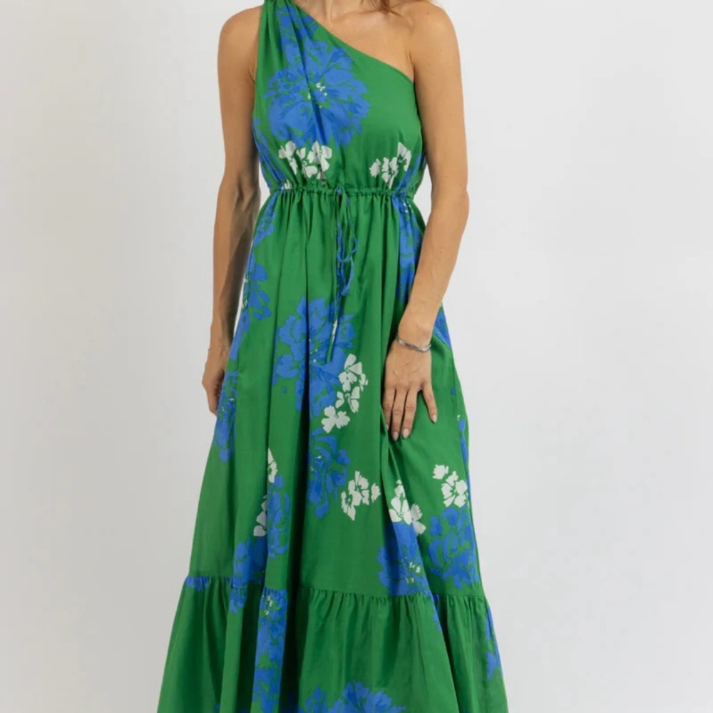 NWT Floral One-Shoulder Dress